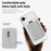 For iPhone 17e / 16e Case Compatible with MagSafe TPU + PC Mobile Cover with Card Bag - Grey - 6