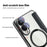 For Samsung Galaxy S25 Edge Magnetic Case RFID Blocking Leather Phone Cover - Black - 7