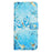 For Samsung Galaxy S25 Edge Case 3D Creative Pattern PU Leather Stand Phone Cover - Blue Butterfly - 5