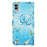 For Samsung Galaxy S25 Edge Case 3D Creative Pattern PU Leather Stand Phone Cover - Blue Butterfly - 6