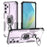 For Samsung Galaxy A56 5G  /  A36 5G Case Rotatable Ring Kickstand PC + TPU Shockproof Phone Cover - Purple - 1