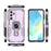 For Samsung Galaxy A56 5G  /  A36 5G Case Rotatable Ring Kickstand PC + TPU Shockproof Phone Cover - Purple - 4