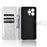 For Doogee Note 58 Pro  /  Note 58 Wallet Case Dot Pattern Imprint PU Leather Phone Cover - Silver - 4