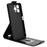 For Doogee Note 58 Pro  /  Note 58 Stand Case Magnetic Clasp Vertical Flip Leather Phone Cover with Card Holder - Black - 3