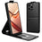 For Doogee Note 58 Pro  /  Note 58 Stand Case Magnetic Clasp Vertical Flip Leather Phone Cover with Card Holder - Black - 5