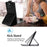 For Doogee Note 58 Pro  /  Note 58 Stand Case Magnetic Clasp Vertical Flip Leather Phone Cover with Card Holder - Black - 6