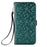 For Cubot A30 Wallet Case Dot Pattern Imprint PU Leather Phone Cover - Green - 6