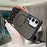 For Samsung Galaxy A35 5G Magnetic Case Mirror Surface TPU + PC Shockproof Phone Cover - Black - 3