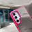 For Samsung Galaxy A16 4G / 5G Case Mirror Surface TPU + PC Shockproof Phone with Metal Lens Frame - Rose - 4