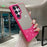For Samsung Galaxy S24 Ultra Case Mirror Surface TPU + PC Shockproof Phone with Metal Lens Frame - Rose - 1