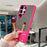 For Samsung Galaxy S24 Ultra Case Mirror Surface TPU + PC Shockproof Phone with Metal Lens Frame - Rose - 5