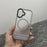 For iPhone 16 Plus Magnetic Case with Kickstand Drop Proof PC + TPU Phone Back Cover - Grey - 2