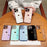 For iPhone 15 Pro Case with Strip Kickstand Electroplating Edge Love Heart Soft TPU Phone Cover - Ivory White - 5