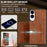 LC.IMEEKE L5 For Samsung Galaxy S25 Edge Magnetic Phone Case Leather Back Cover with Detachable Card Holder - Brown - 5