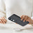 LC.IMEEKE For Samsung Galaxy S25 Edge Magnetic Case Leather + TPU Back Cover - Black - 7
