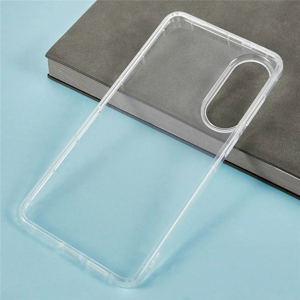 For Samsung Galaxy S25 Edge Case Transparent TPU Phone Back Cover Airbag Protection - 4