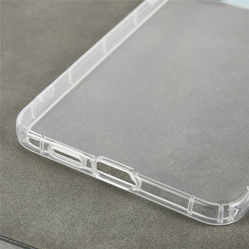 For Samsung Galaxy S25 Edge Case Transparent TPU Phone Back Cover Airbag Protection - 5