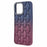 For iPhone 15 Pro Max Case Rhinestone Decor Rubberized TPU Phone Cover - Sapphire + Wine Red - 2