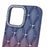 For iPhone 15 Pro Max Case Rhinestone Decor Rubberized TPU Phone Cover - Sapphire + Wine Red - 5