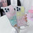 For iPhone 16 Pro Case with Strap Epoxy Glitter Butterfly Decor TPU + Acrylic Phone Back Cover - Pink / Green - 6
