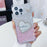 For iPhone 16 Pro Max Case with Heart Mirror Epoxy Glitter TPU + Acrylic Phone Back Cover - Pink / White - 1