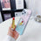 For iPhone 16 Pro Max Case with Heart Mirror Epoxy Glitter TPU + Acrylic Phone Back Cover - Pink / White - 4
