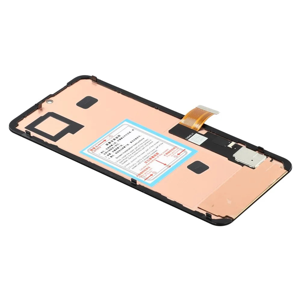 For Google Pixel 8 GKWS6, G9BQD (Middle Lens Hole) Grade C OLED Screen and Digitizer Assembly + Frame (Without Logo) - 4