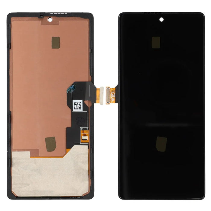 For Google Pixel 6a GX7AS, GB62Z, G1AZG (Waterdrop Lens Hole) Grade C OLED Screen and Digitizer Assembly + Frame (Without Logo) - 1