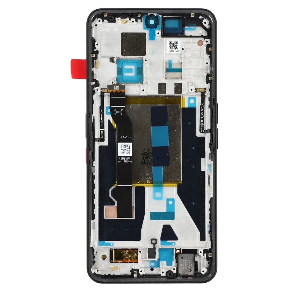 For Nothing Phone (3a) A059 OEM Grade S AMOLED Screen and Digitizer Assembly + Frame (Without Logo) - Black - 2