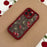 For iPhone 16 Pro Case Cherry Leopard Pattern Shockproof TPU Phone Cover - 2