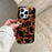 For iPhone 15 Pro Max Case Amber Leopard Print TPU Phone Cover - 4