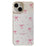 For iPhone 14 Case Pink Floral Bow Aesthetic TPU Phone Cover - 1