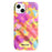 For iPhone 15 TPU Cases Colorful Floral Design Mobile Phone Back Cover - 1
