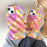For iPhone 15 TPU Cases Colorful Floral Design Mobile Phone Back Cover - 5