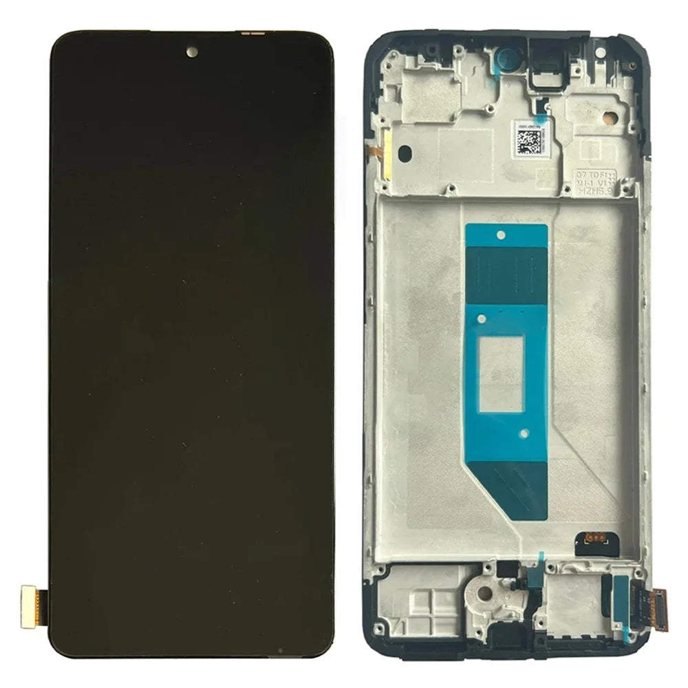For Xiaomi Redmi Note 14 4G (163.25mm) OEM Grade S OLED Screen and Digitizer Assembly + Frame (Without Logo) - 1