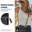 For Samsung Galaxy A13 4G / 5G Rhinestone Decor Tri-fold Wallet Phone Case RFID Blocking Kickstand PU Leather Coated TPU Cover with Shoulder Strap - Black - 7