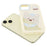 For iPhone 13 Case Pattern Printing TPU + Acrylic Phone Back Cover Large Lens Cutout - White Dog - 7