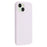For iPhone 14 Case 2.0mm Thick Solid Color Soft TPU Phone Back Cover Large Lens Cutout - Light Purple - 1