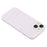 For iPhone 14 Case 2.0mm Thick Solid Color Soft TPU Phone Back Cover Large Lens Cutout - Light Purple - 5