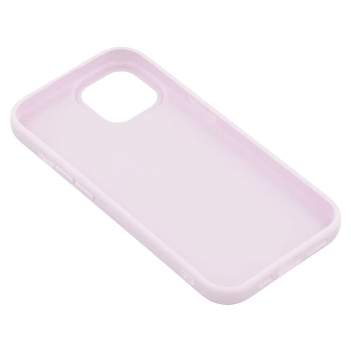 For iPhone 14 Case 2.0mm Thick Solid Color Soft TPU Phone Back Cover Large Lens Cutout - Light Purple - 7