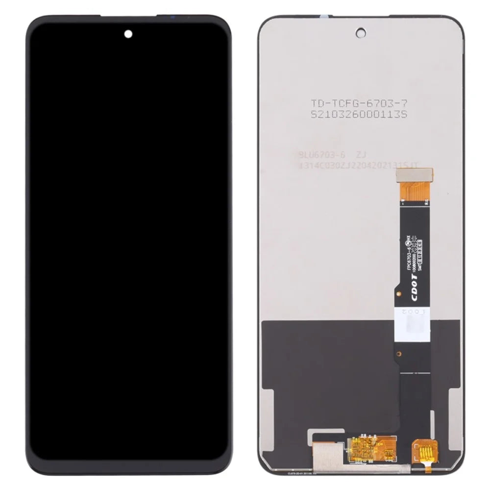 For TCL 20 5G T781 T781K T781H Grade C LCD Screen and Digitizer Assembly Replacement Part (Without Logo) - 1