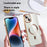 For iPhone 15 Case Compatible with MagSafe TPU + PC Clear Back Cover - Gold - 5