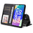 For Samsung Galaxy F06 5G Case Wallet PU Leather Folio Flip Phone Cover - Black - 2