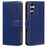 For Samsung Galaxy A05s 4G Case RFID Blocking Wallet Litchi Texture Leather Phone Cover Magnetic Clasp - Blue - 1