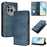 For Nothing Phone (3a) Pro Wallet Cases Retro Texture RFID Blocking Leather Phone Cover - Blue - 2