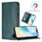 For Nothing Phone (3a) Pro Wallet Cases Retro Texture RFID Blocking Leather Phone Cover - Blue - 5