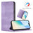 For Nothing Phone (3a) Wallet Cases Retro Texture RFID Blocking Leather Phone Cover - Light Purple - 5