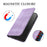 For Nothing Phone (3a) Wallet Cases Retro Texture RFID Blocking Leather Phone Cover - Light Purple - 7
