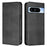 For Google Pixel 8 Pro Wallet Cases Retro Texture RFID Blocking Leather Phone Cover - Black - 1