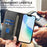 For Google Pixel 8 Pro Wallet Cases Retro Texture RFID Blocking Leather Phone Cover - Black - 7